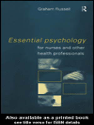 cover image of Essential Psychology for Nurses and Other Health Professionals